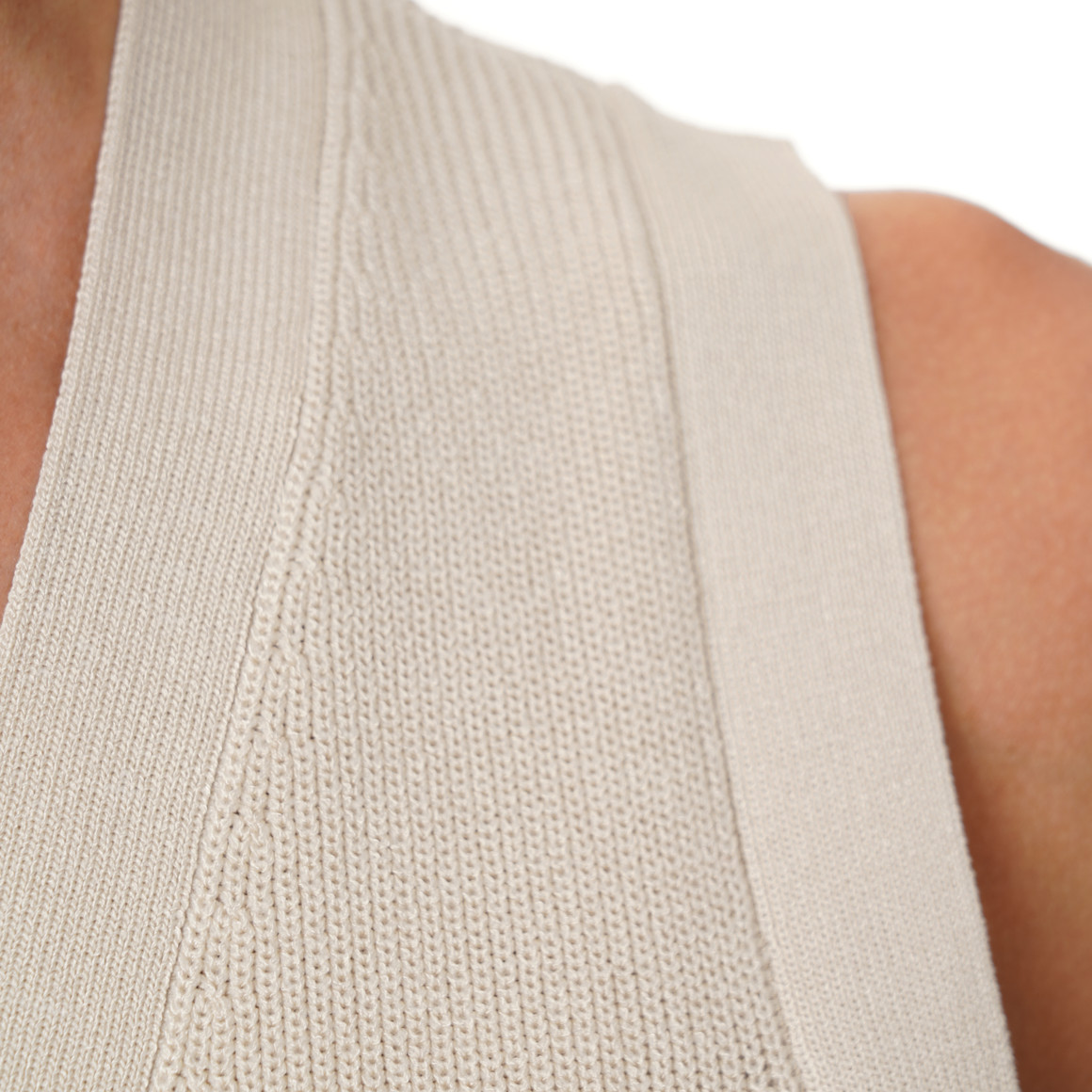 Damen Strickweste unifarben