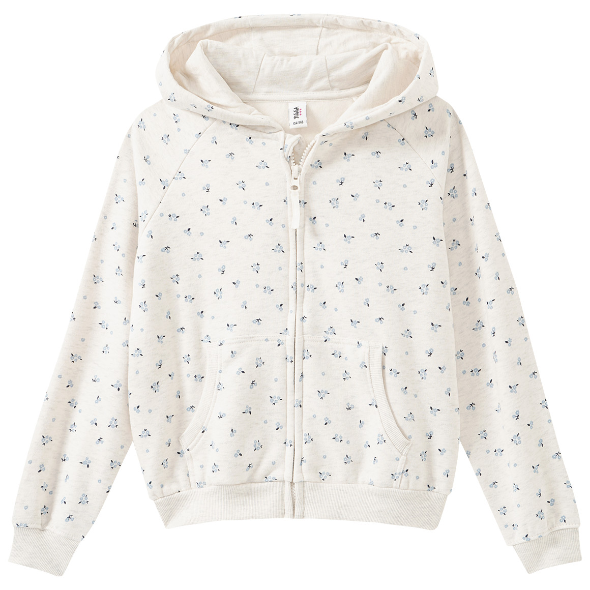 Mädchen Sweatjacke mit Kapuze