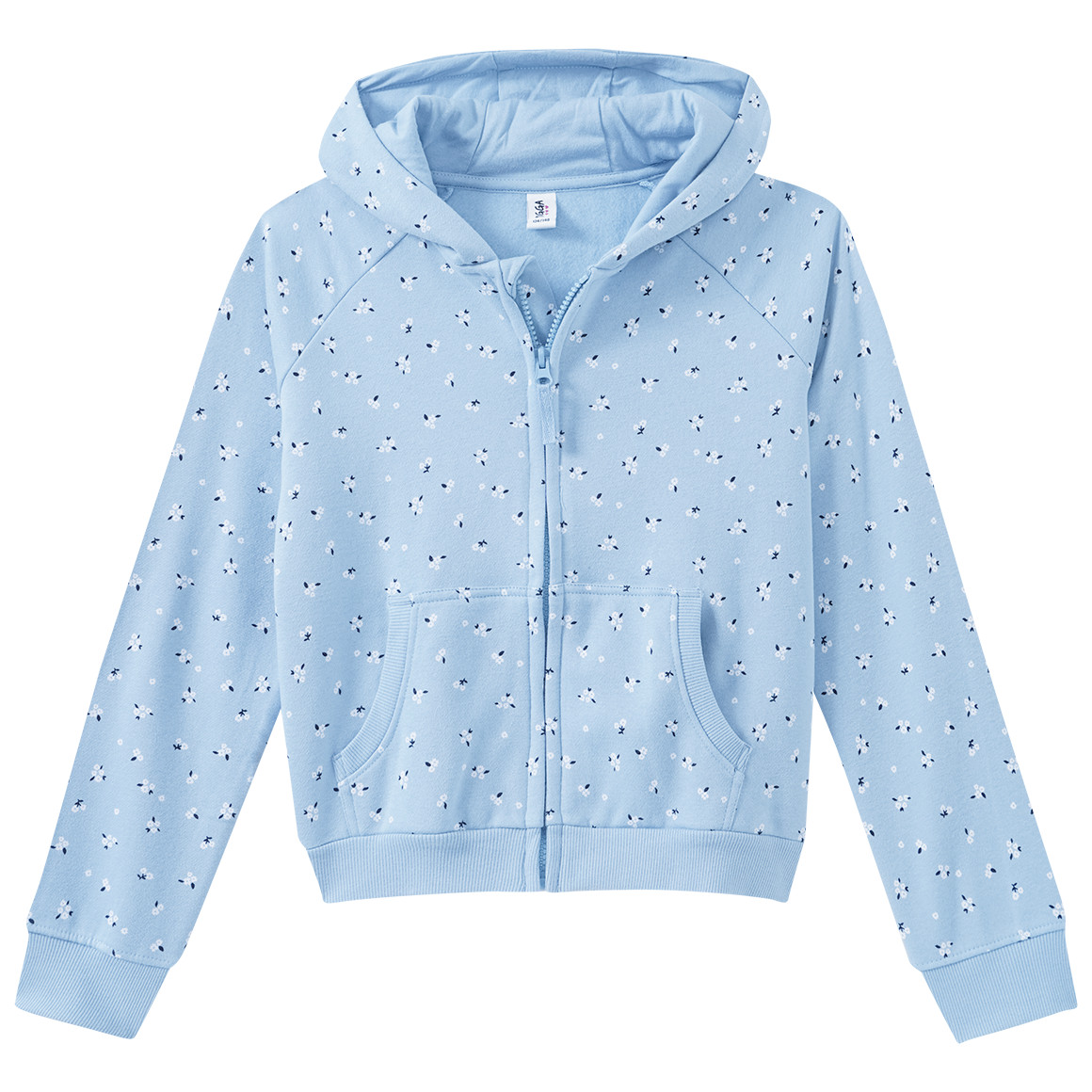Mädchen Sweatjacke mit Kapuze