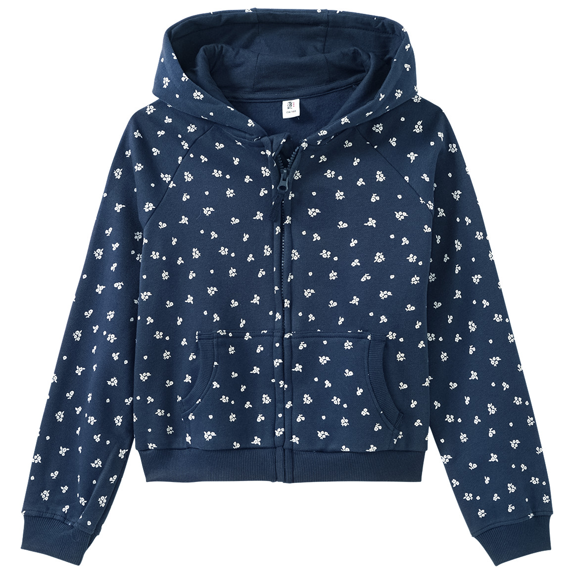 Mädchen Sweatjacke mit Kapuze