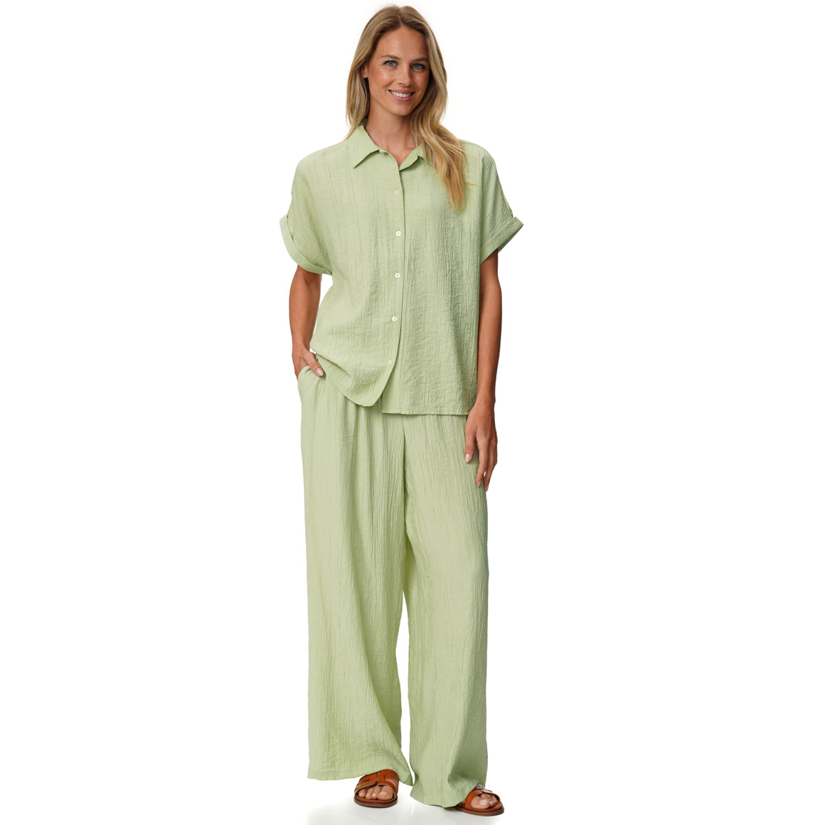 Damesblouse van een viscose-mix