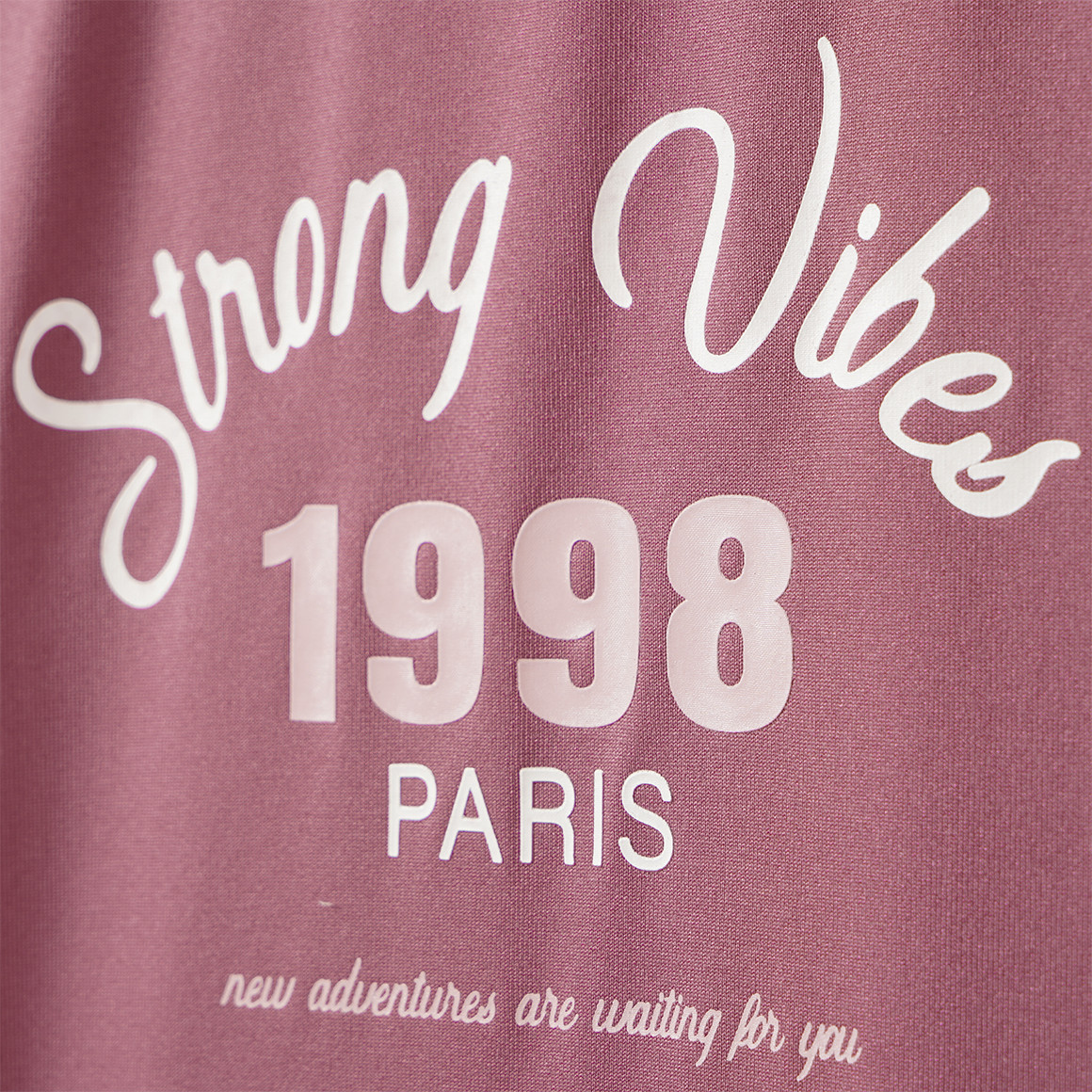 Mädchen Sport-T-Shirt mit Text-Motiv