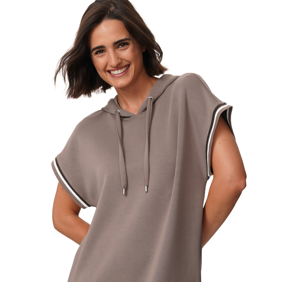 Damen Modal-Kleid mit Kapuze