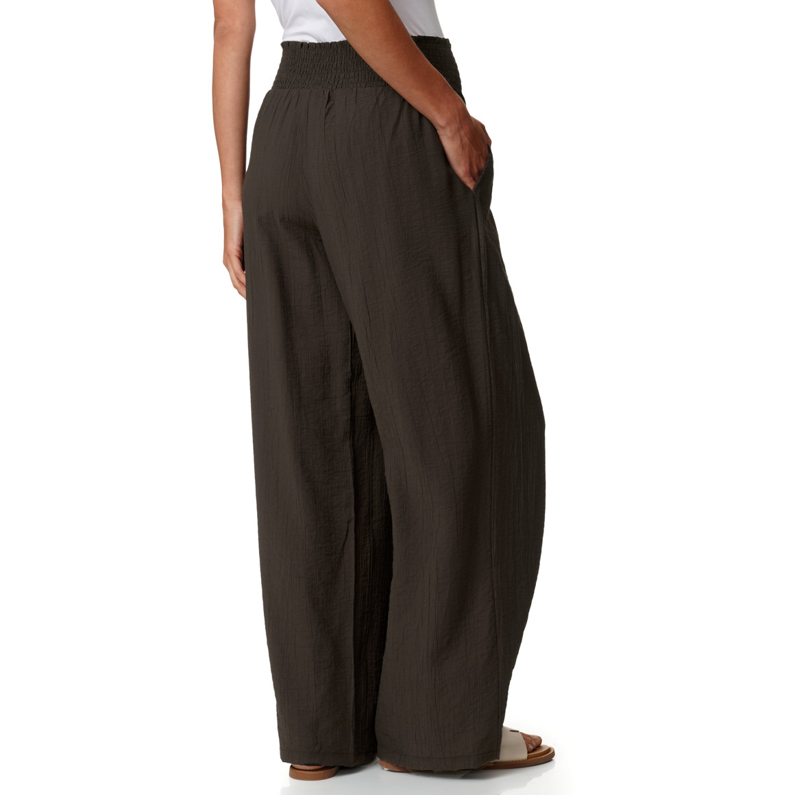 Damen Hose aus Viskose-Mix