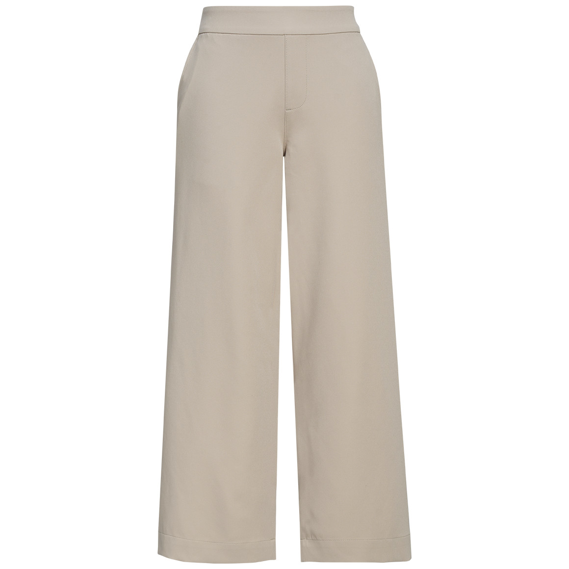 Damen Wide-Leg-Hose unifarben
