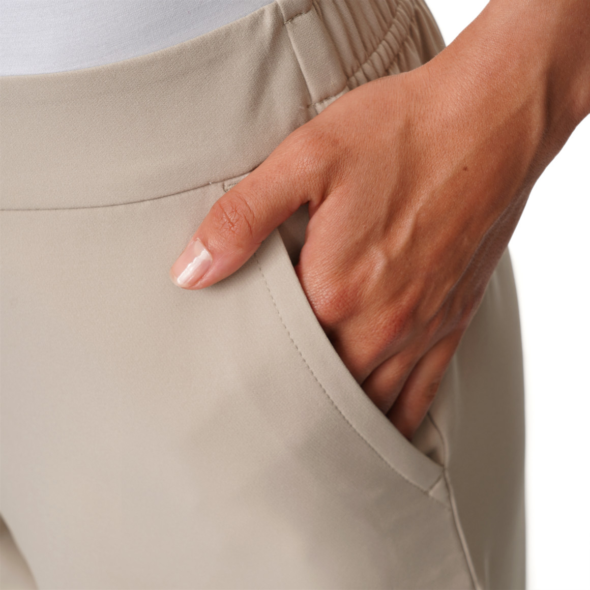 Damen Wide-Leg-Hose unifarben