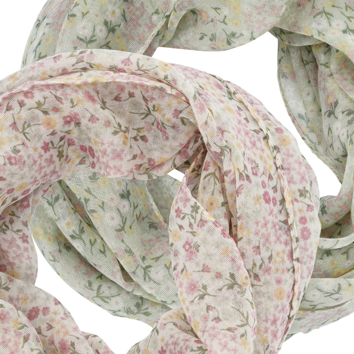2 Mädchen Tücher mit Blumen-Muster