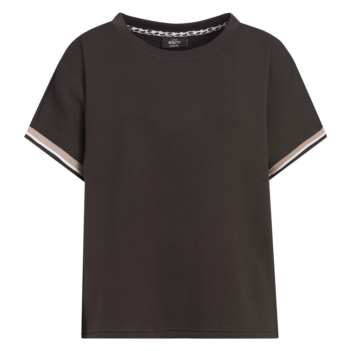 Damen Modal-T-Shirt unifarben