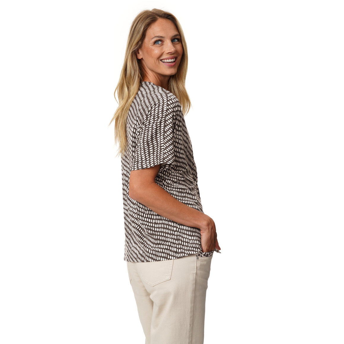 Damen T-Shirt aus Viskose-Mix
