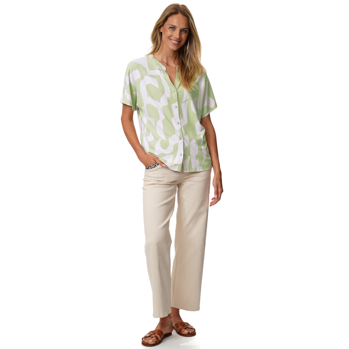 Damen T-Shirt aus Viskose-Mix