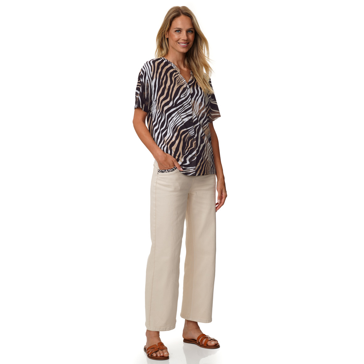 Damen T-Shirt aus Viskose-Mix