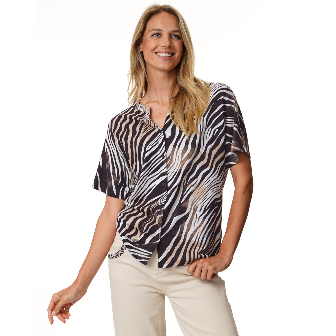 Damen T-Shirt aus Viskose-Mix