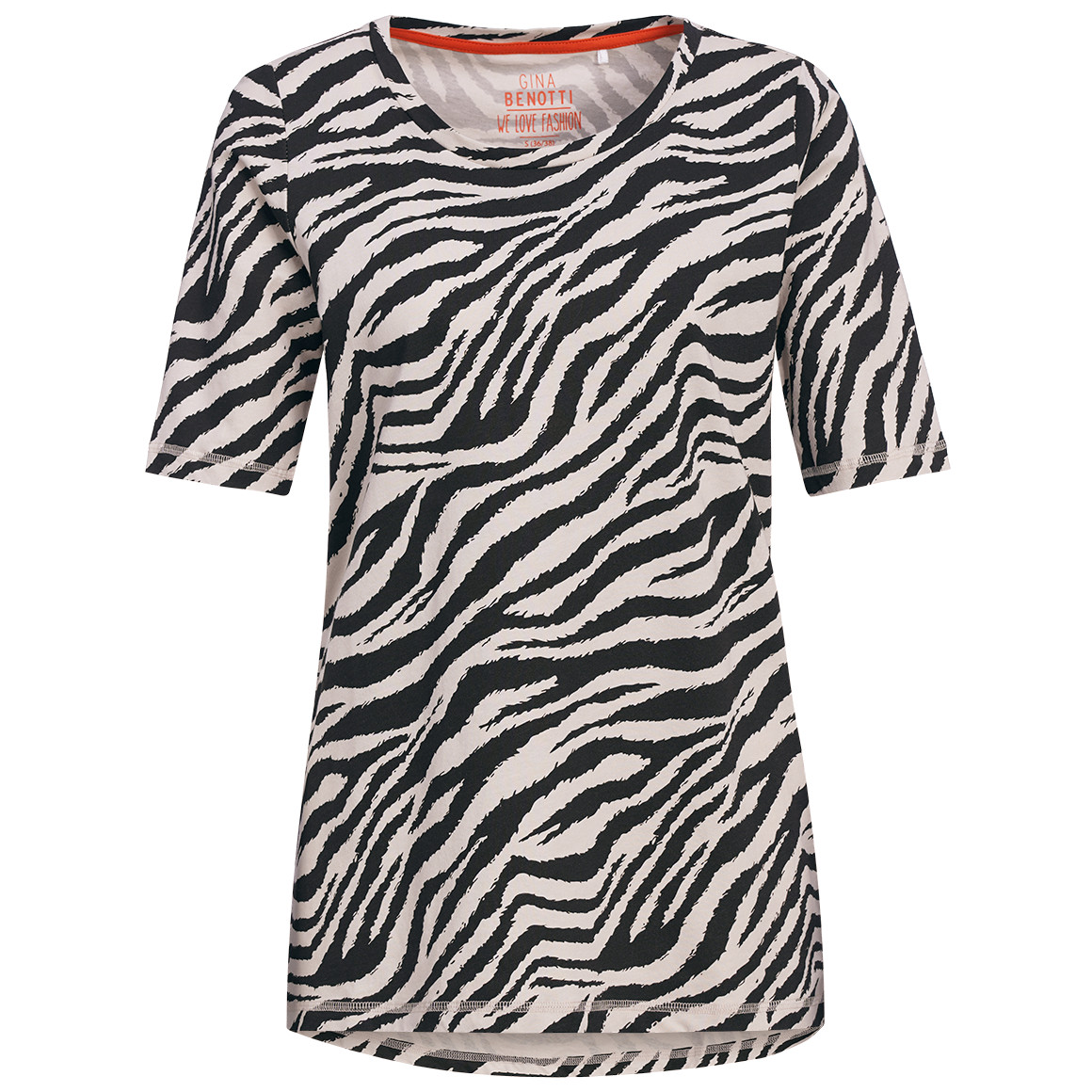 Damen T-shirt mit Allover-Print