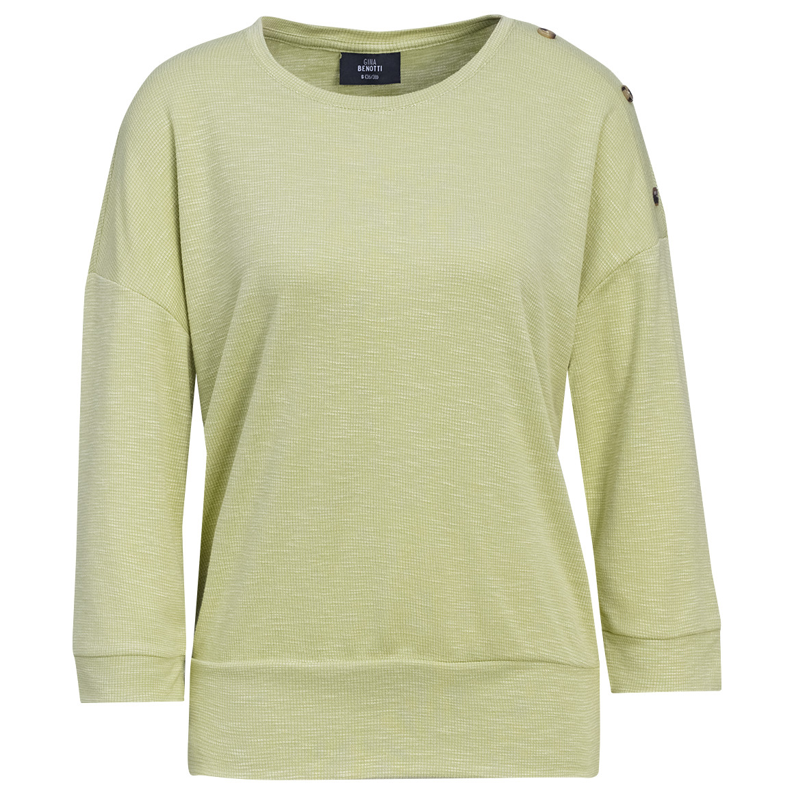 Damesshirt met sierknopen