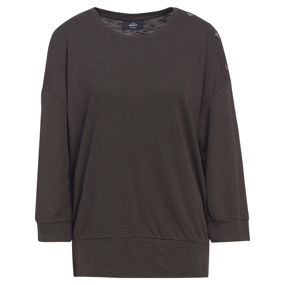 Damesshirt met sierknopen
