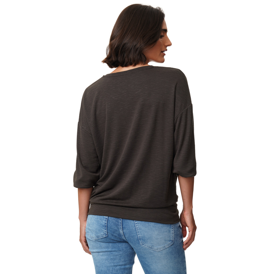 Damesshirt met sierknopen