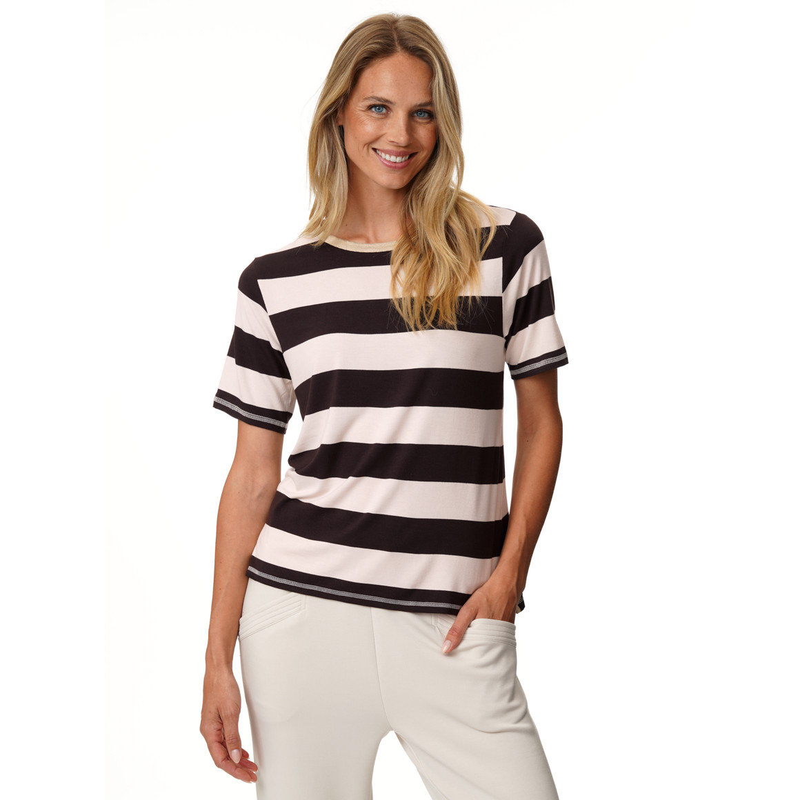 Damen T-Shirt aus Viskose-Mix