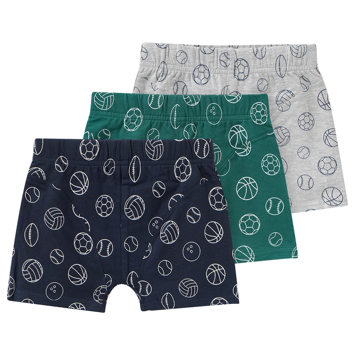 3 Jungen Boxer mit elastischem Bund