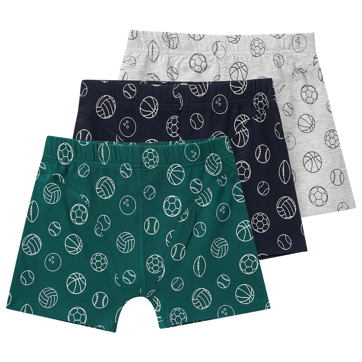 3 Jungen Boxer mit Bio-Baumwolle