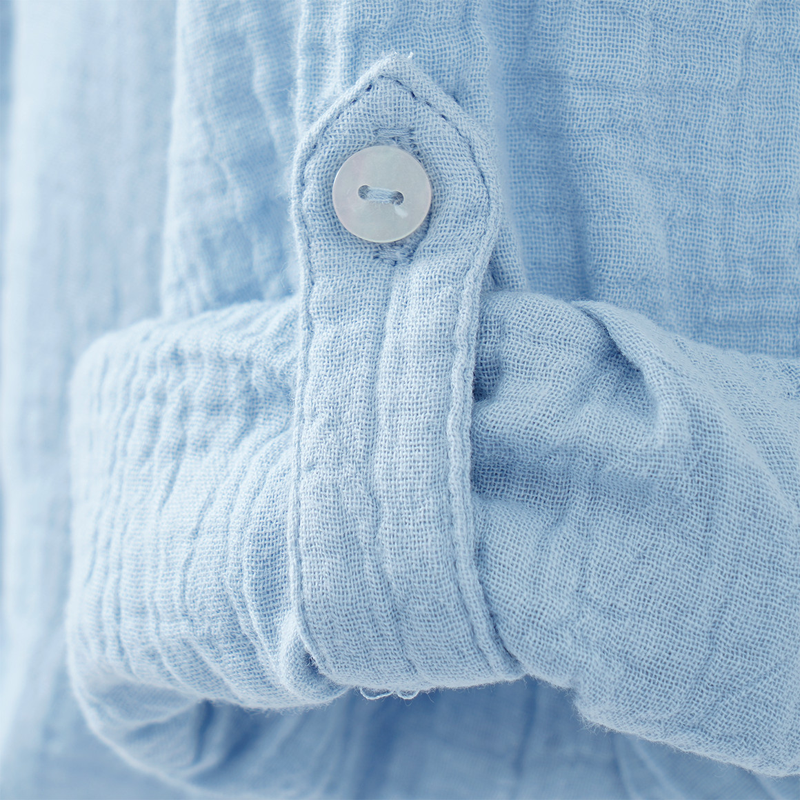 Mädchen Musselin-Bluse mit Knotendetail