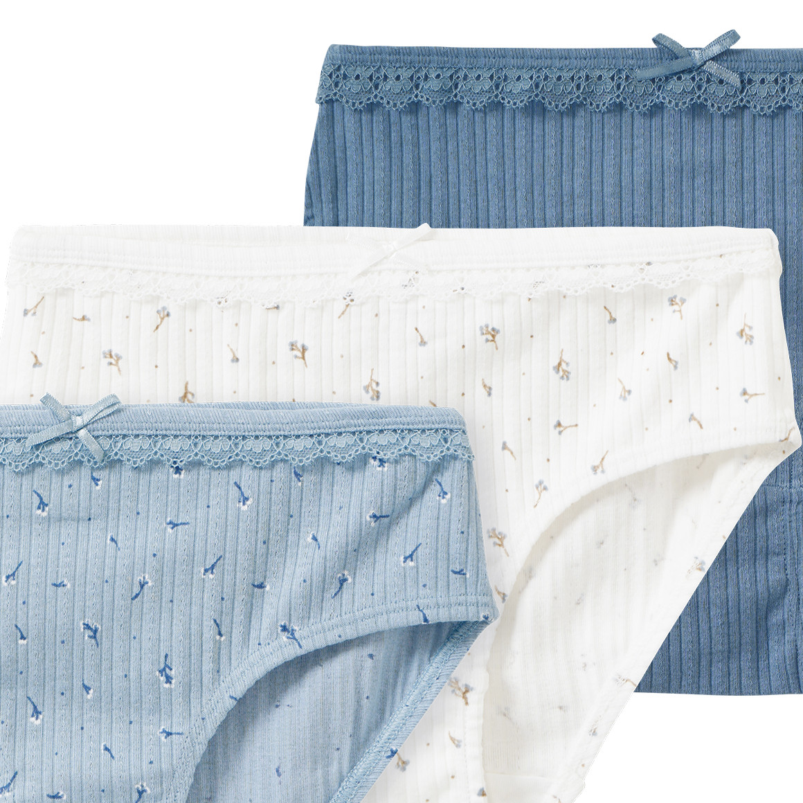 3 Mädchen Slips im Set