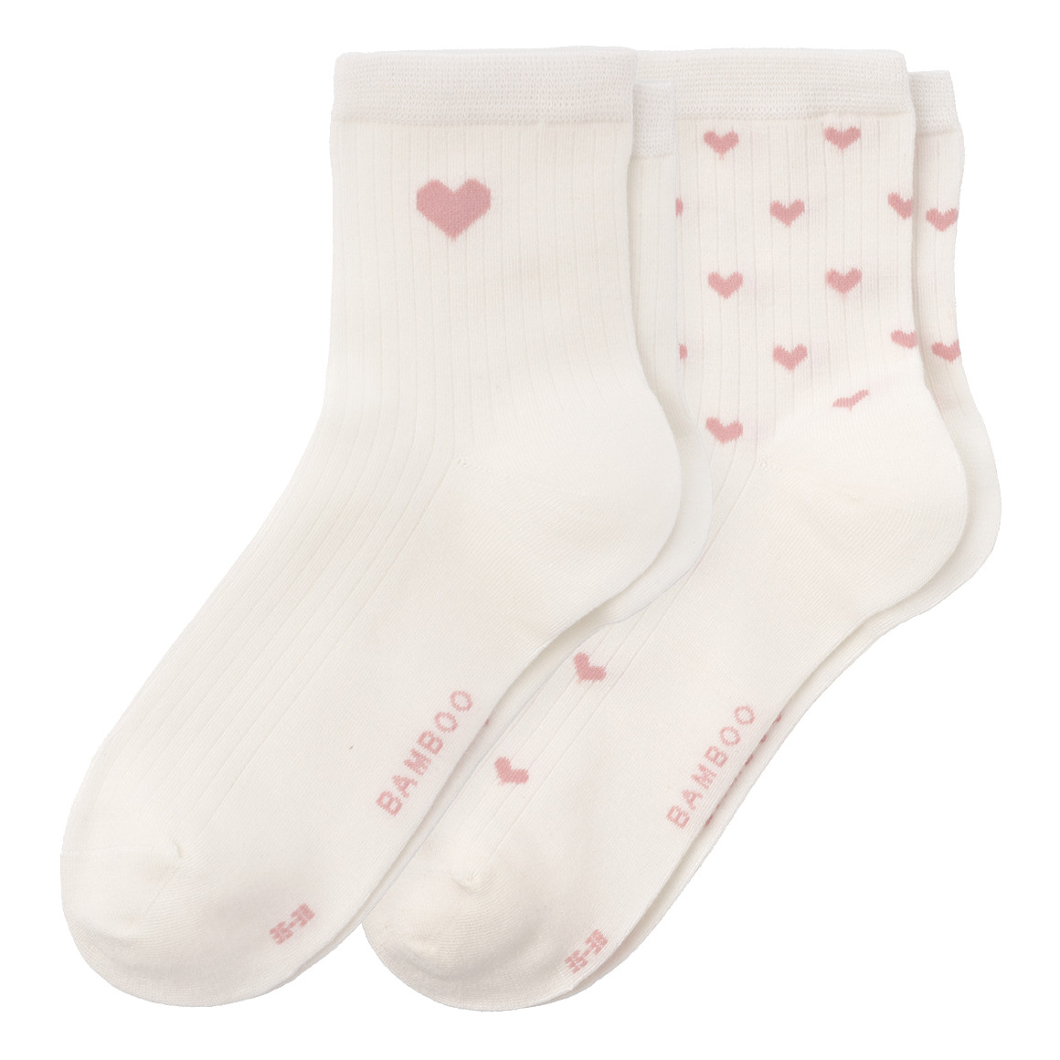 2 Paar Damen Socken mit Viskose
