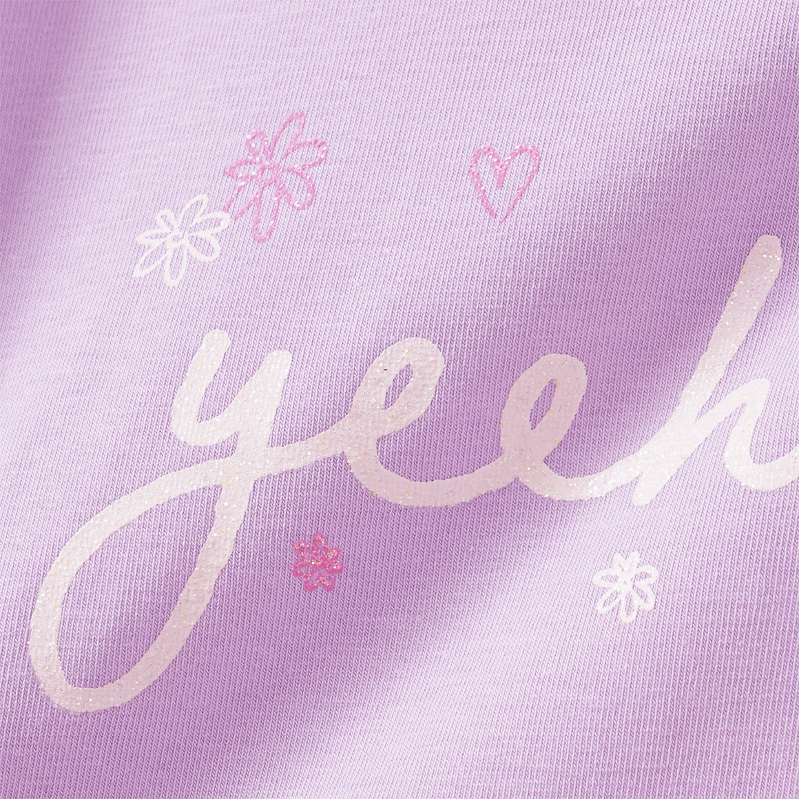 Mädchen Langarmshirt mit Pferde-Motiv