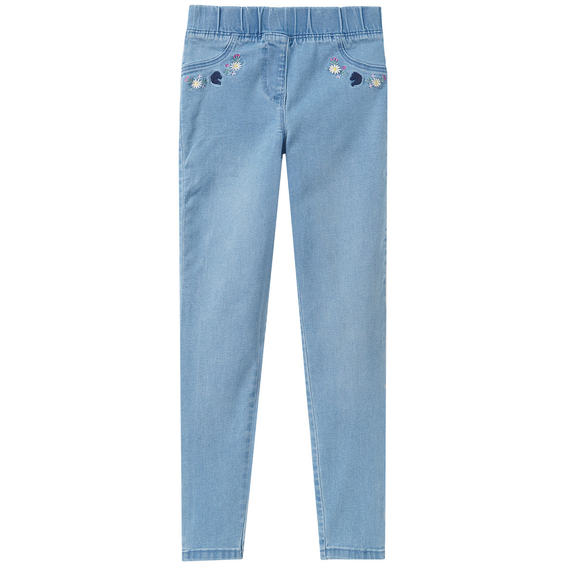 Mädchen Jeggings mit Stickerei