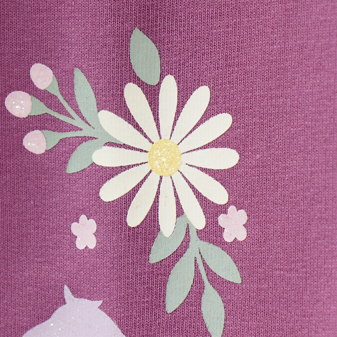 Mädchen Leggings mit Glitzer-Print