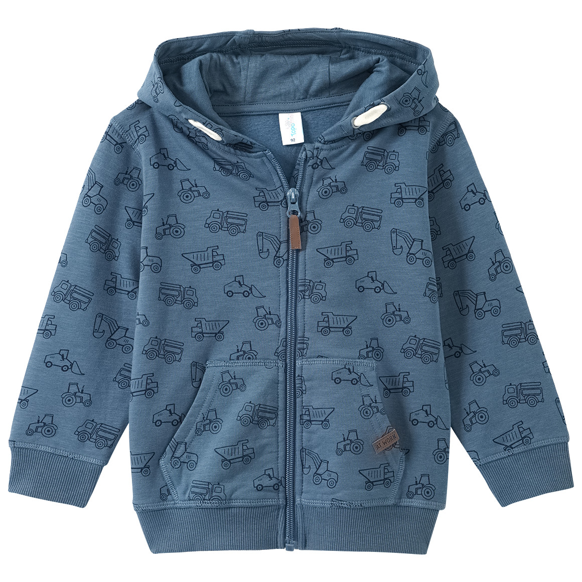 Baby Sweatjacke mit Allover-Print