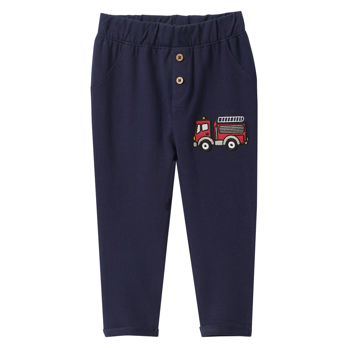 Baby Jogginghose mit Feuerwehr-Applikation