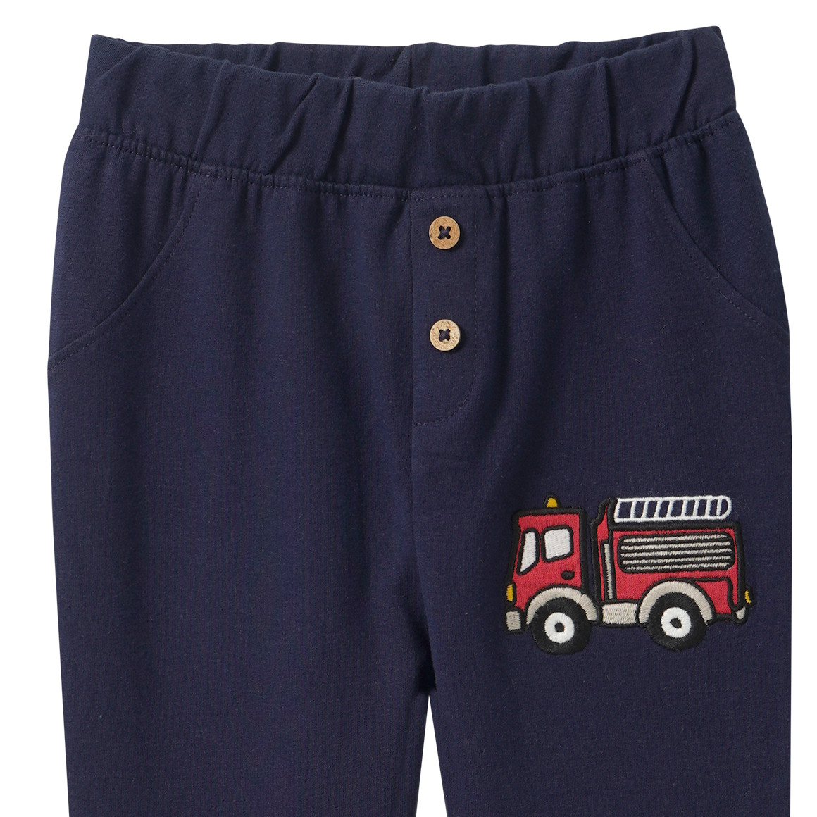 Baby Jogginghose mit Feuerwehr-Applikation