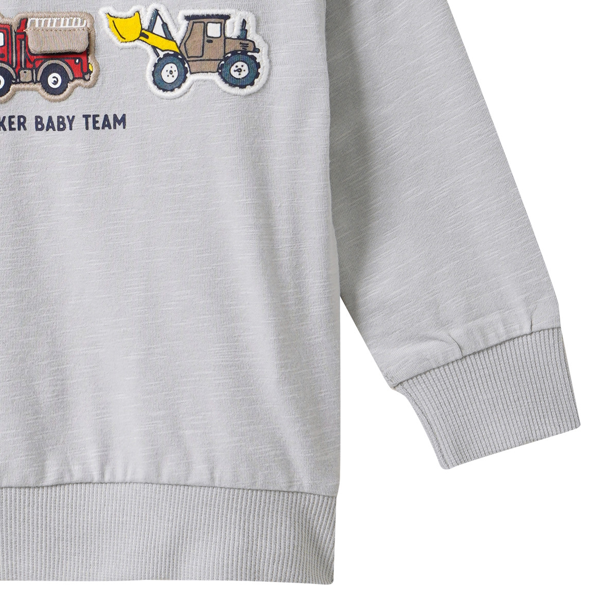 Baby Langarmshirt mit Fahrzeug-Motiven
