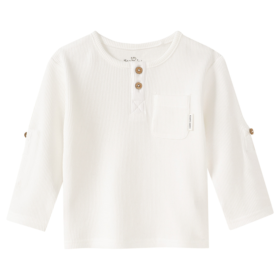 Baby Langarmshirt in Piqué-Qualität