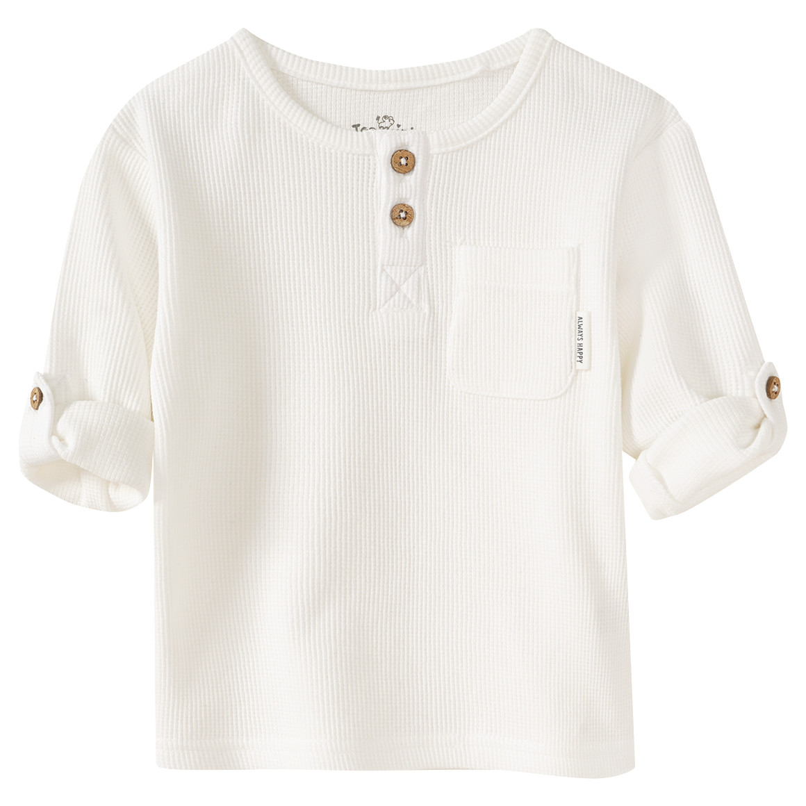 Baby Langarmshirt in Piqué-Qualität