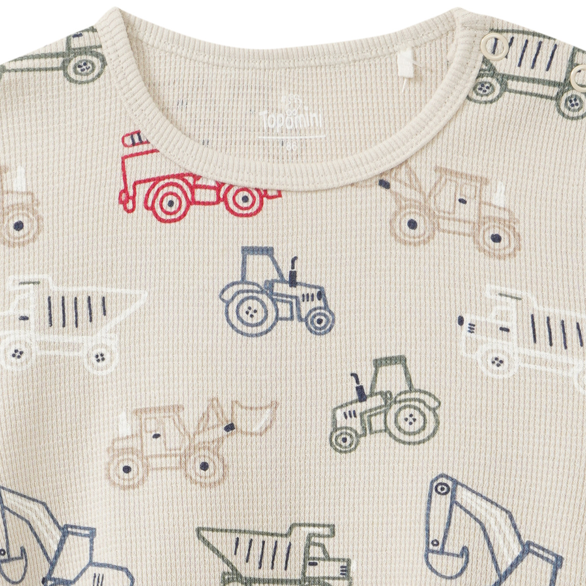 Baby Langarmshirt mit Waffelstruktur