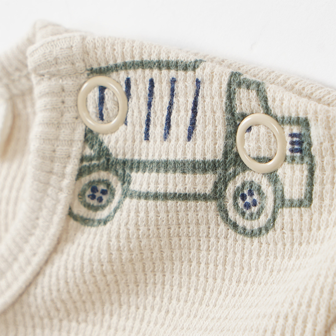 Baby Langarmshirt mit Waffelstruktur