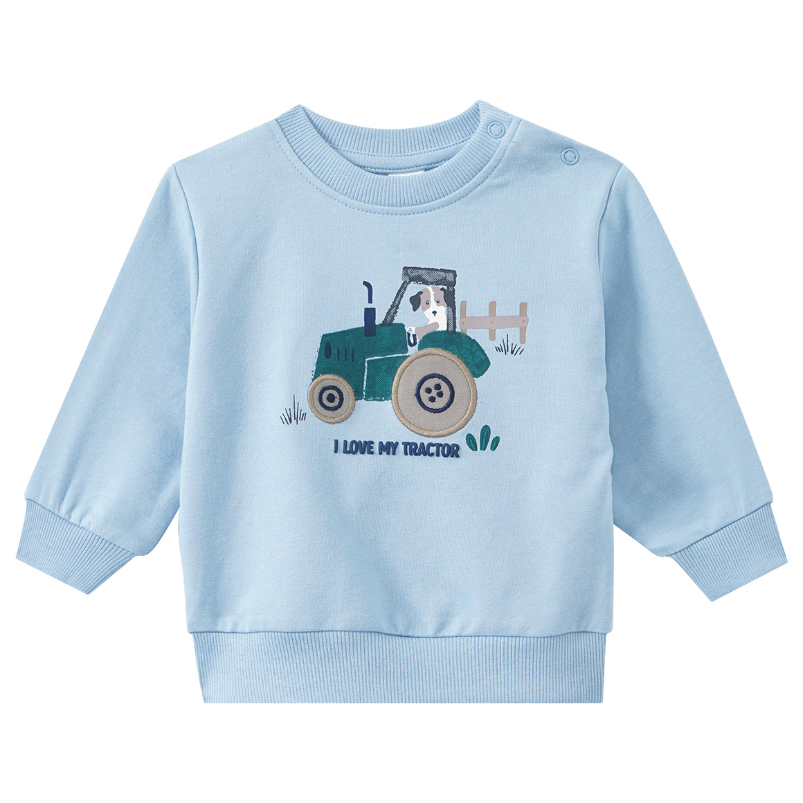 Newborn Set mit Traktor-Motiv