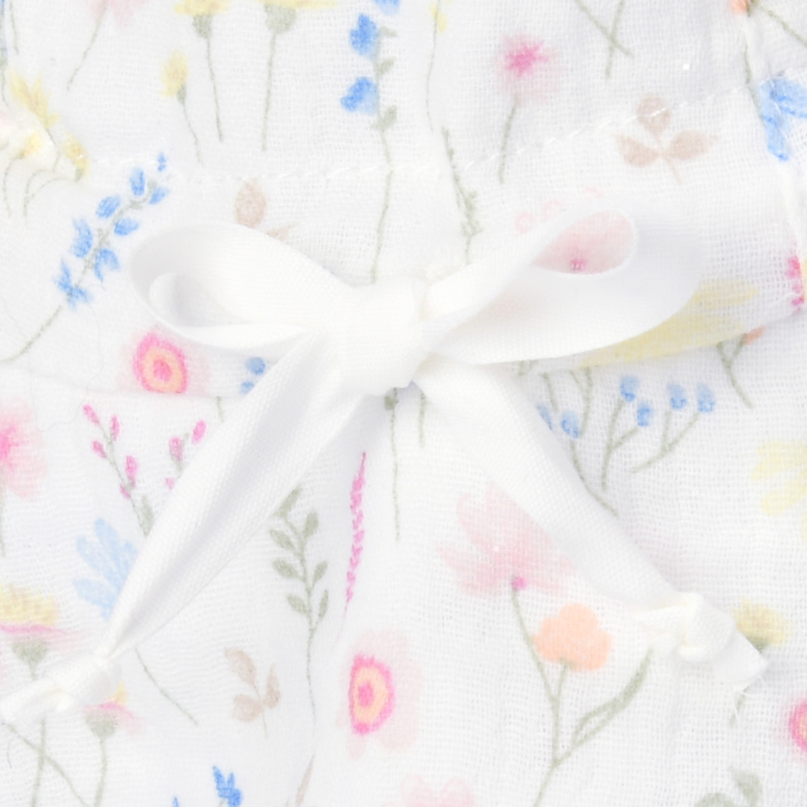 Baby Musselin-Mütze mit Blumen-Muster