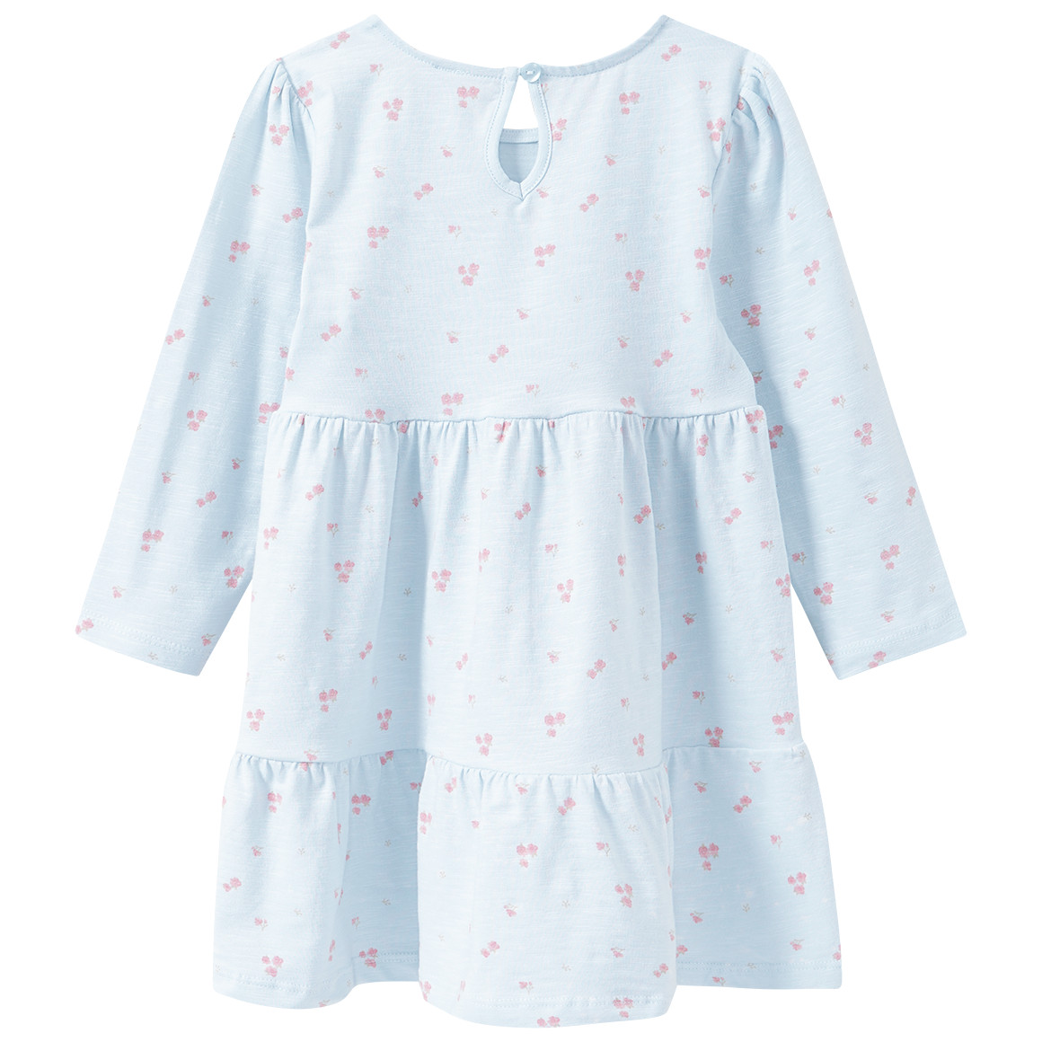  Baby Langarmkleid mit Allover- Muster