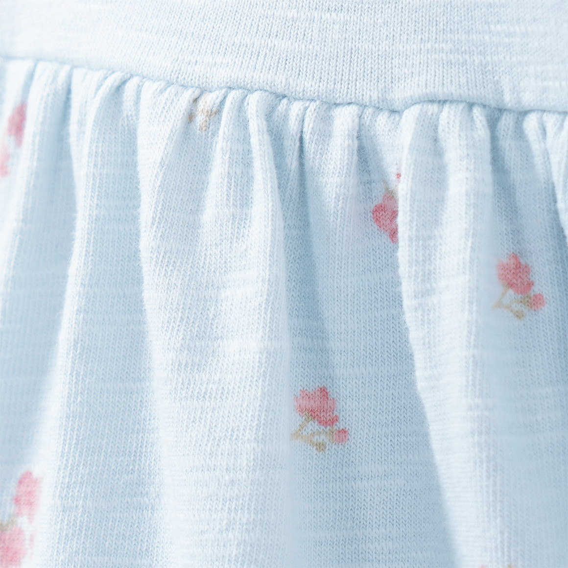  Baby Langarmkleid mit Allover- Muster