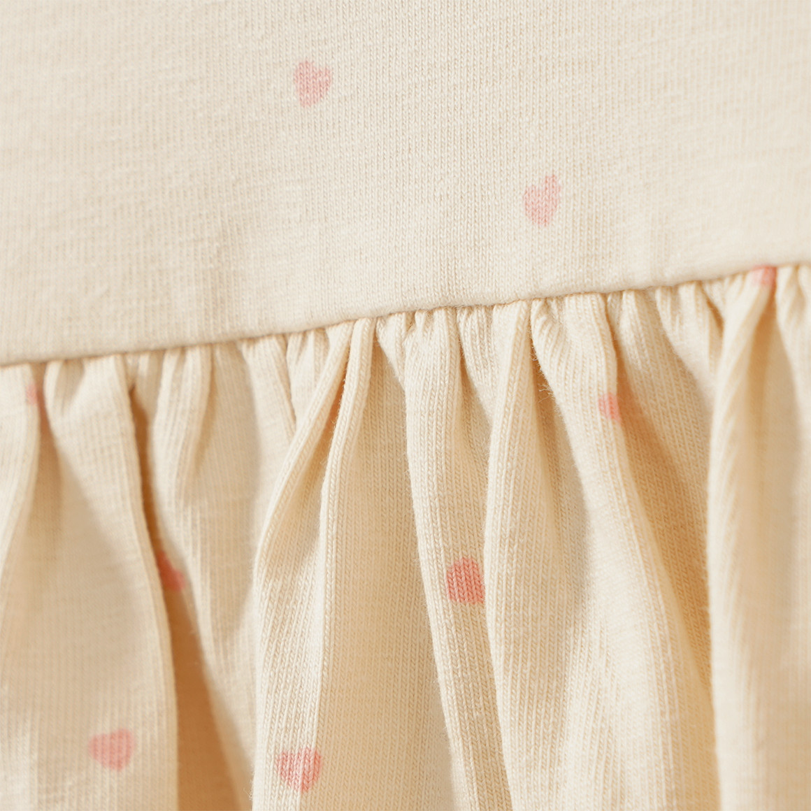 Baby Kleid mit Herzchen-Print