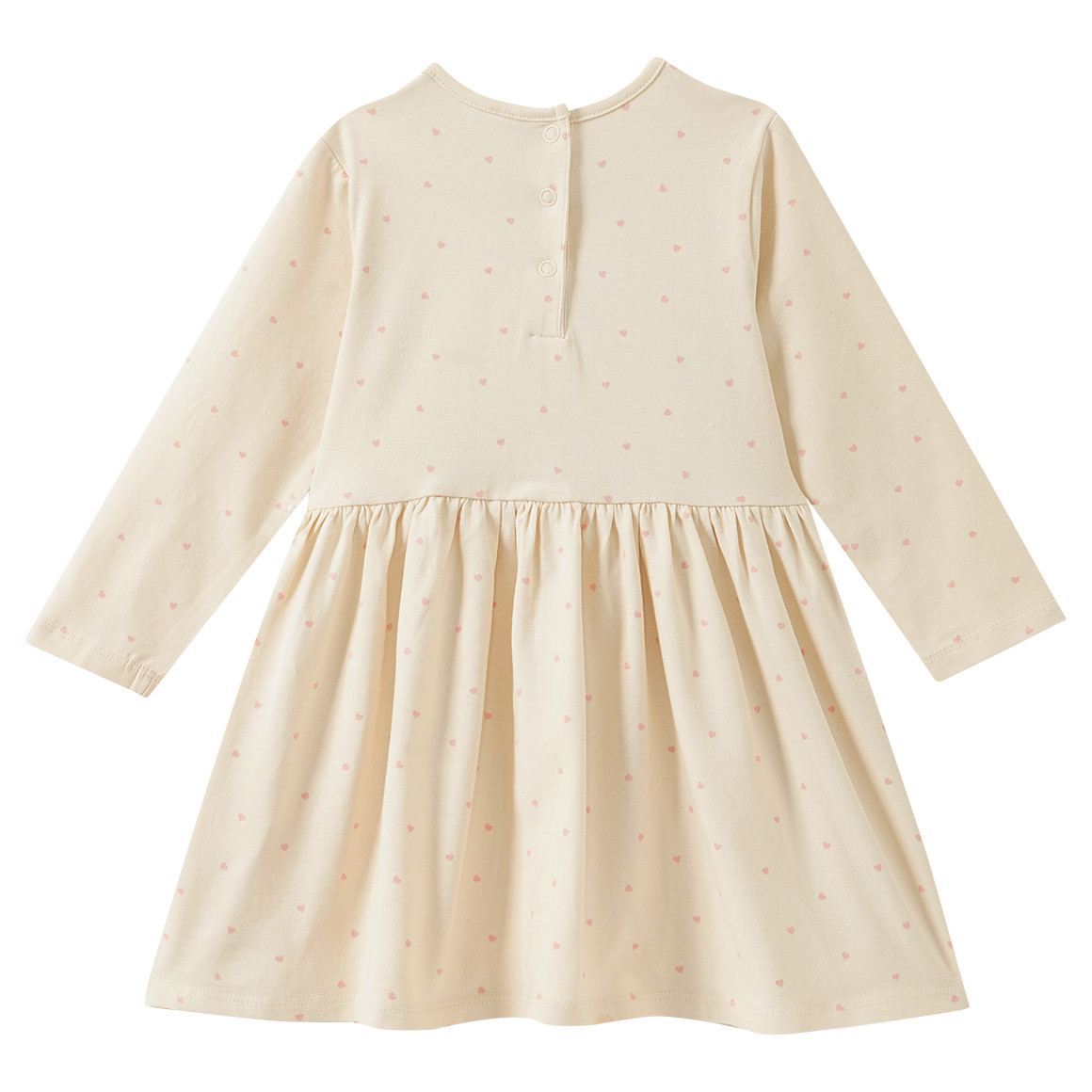 Baby Kleid mit Herzchen-Print