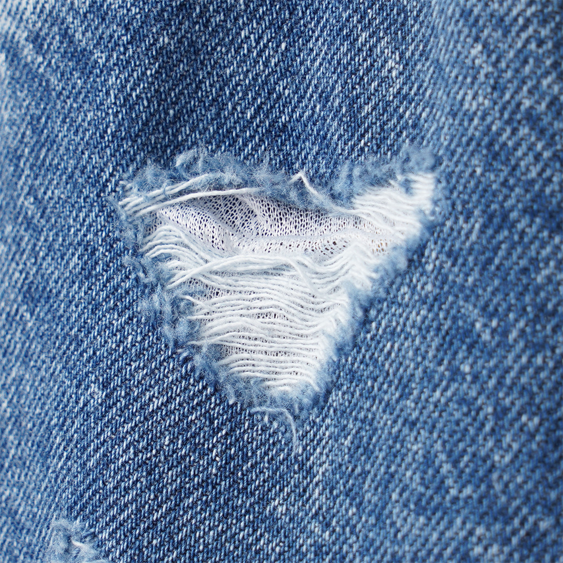 Baby Wide-Leg-Jeans im Used-Look