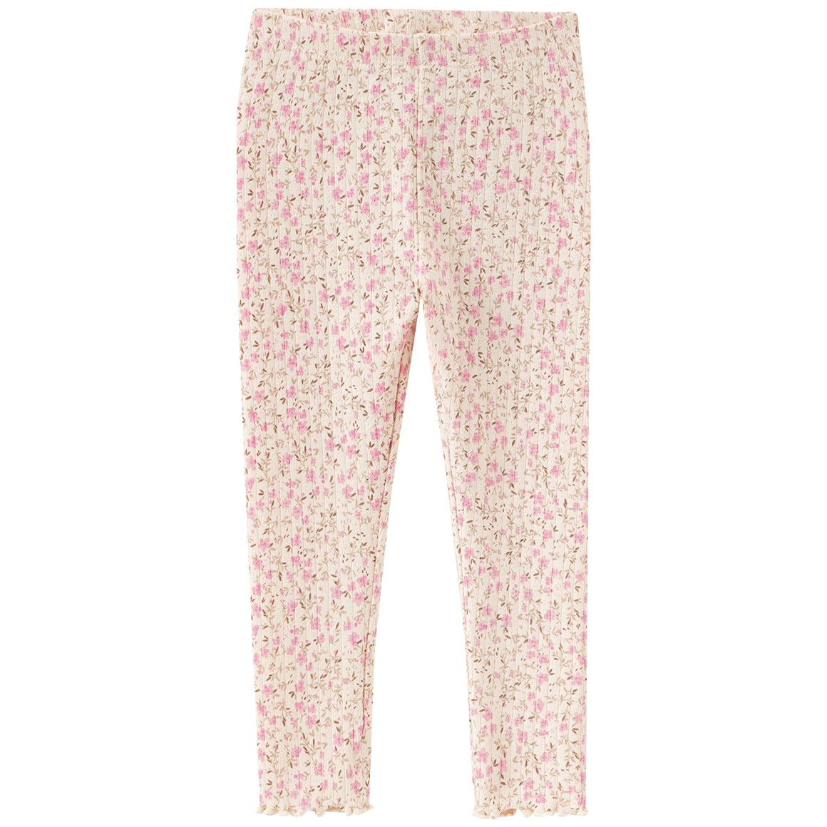 Baby Leggings mit Millefleur-Muster