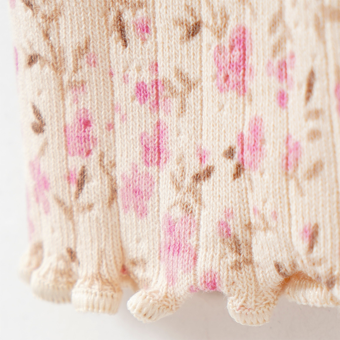 Baby Leggings mit Millefleur-Muster