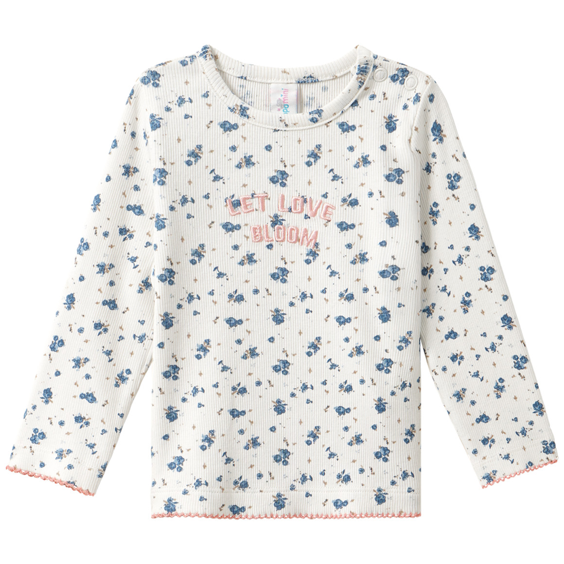 Baby Langarmshirt mit Stickerei