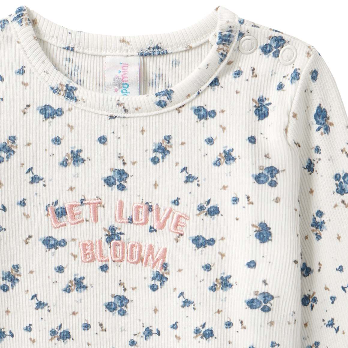 Baby Langarmshirt mit Stickerei