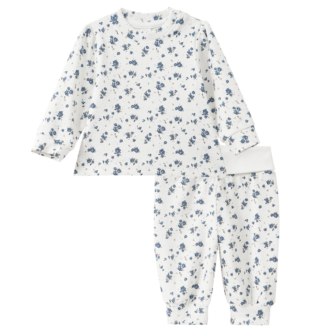 Newborn Set mit Blümchen-Print