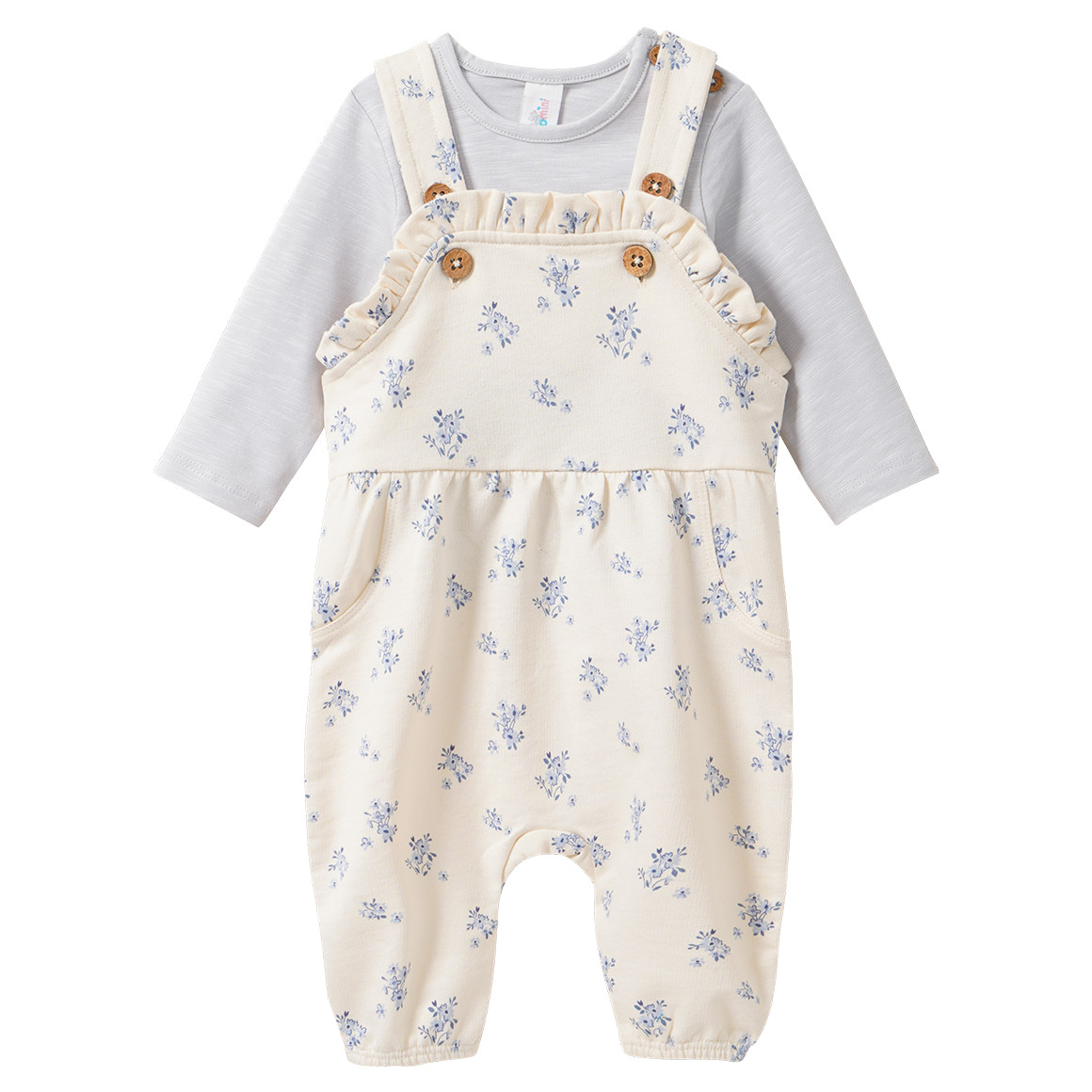 Newborn Set mit Strampler und Langarmshirt